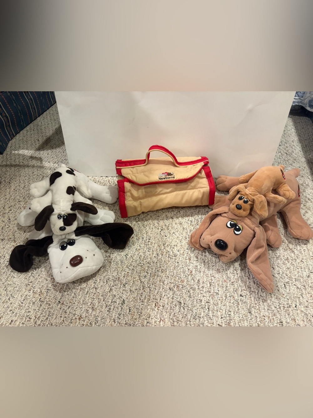 Tonka Pound Puppies Lot with Newborn Carrier